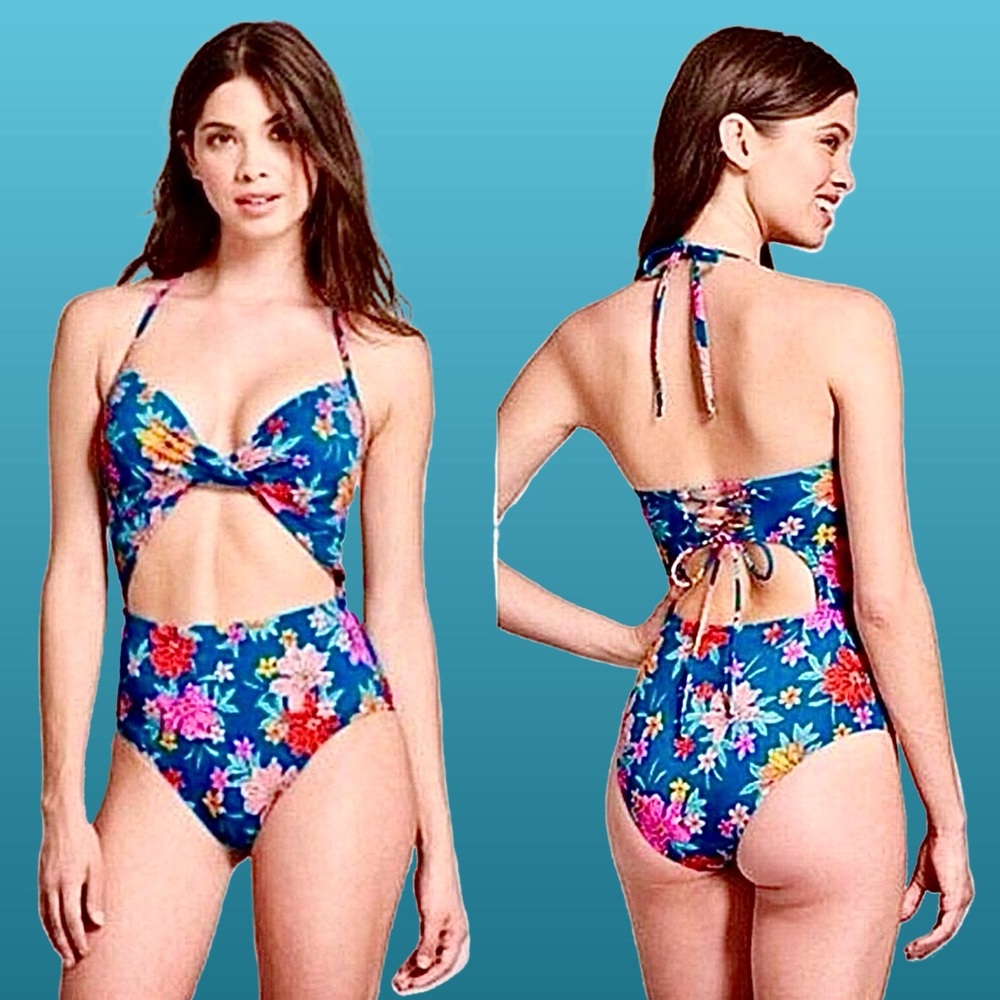 NWOT Shade & Shore Cutout One Piece Swimsuit